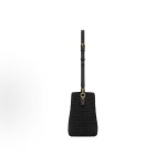 SAINT LAURENT brand logo adjustable and detachable shoulder strap, hand-held crossbody single-shoulder bag for women, black